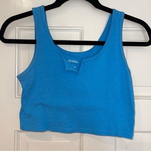 Light Blue Cropped Tank